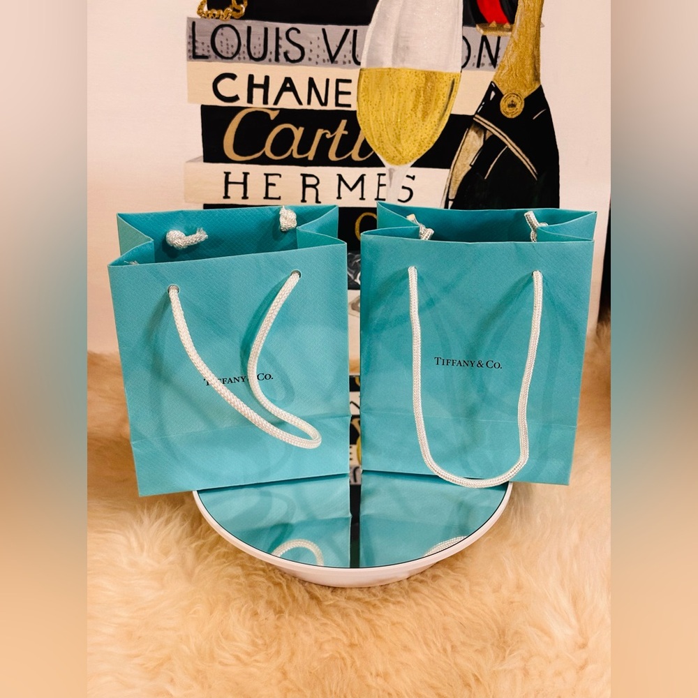 Tiffany & Co. Jewelry Shopping Bag L 6” X 5” W (Listing for 1) - Picture 1 of 7